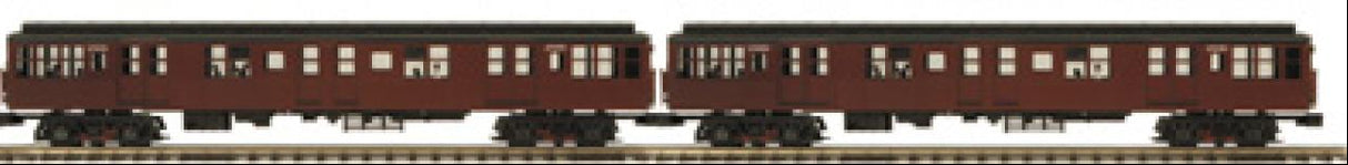 MTH 20-2675-3 O Scale Premier BMT 2500 Series 2-Car Subway Set Add-On (Non-Powered)