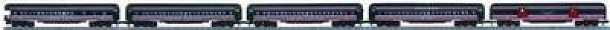 MTH 20-4010 Lehigh Valley O Scale Premier 5-Car 70' Madison Passenger Set