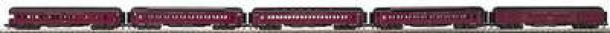 MTH 20-4035 Lehigh Valley O Scale Premier 5-Car 70' Madison Set