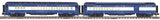 MTH 20-4121 Jersey Central O Scale Premier 2-Car 70' Madison Comb/Din Passenger Set