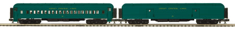 MTH 20-4497 Jersey Central O Scale Premier 2-Car 70' Madison Baggage/Coach Passenger Set