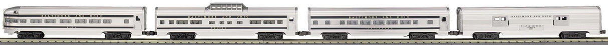 MTH 4-Car 60' Aluminum Passenger Set Baltimore & Ohio 20-6022