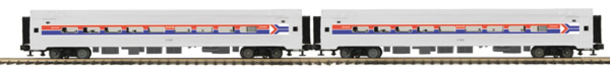 MTH 20-66142 Amtrak O Scale Premier 2-Car Amfleet Passenger Set