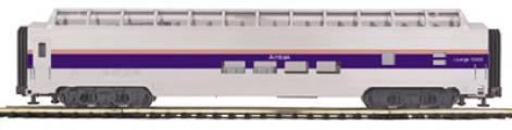 MTH Premier 20-67021: Amtrak 70' Streamlined Full Length Vista Dome Passenger Car (Ribbed Sided)