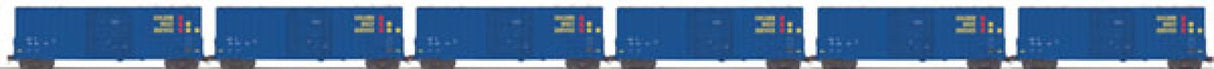 MTH 20-90418 50' High Cube Boxcar Set: Golden West Service