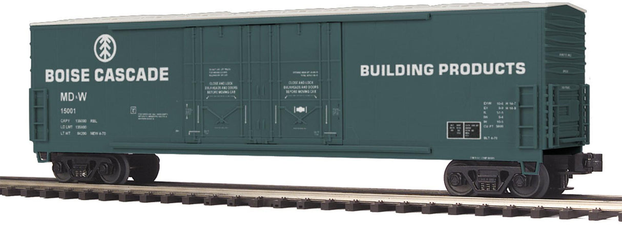MTH 20-93135 Boise Cascade 50' Dbl. Door Plugged Boxcar