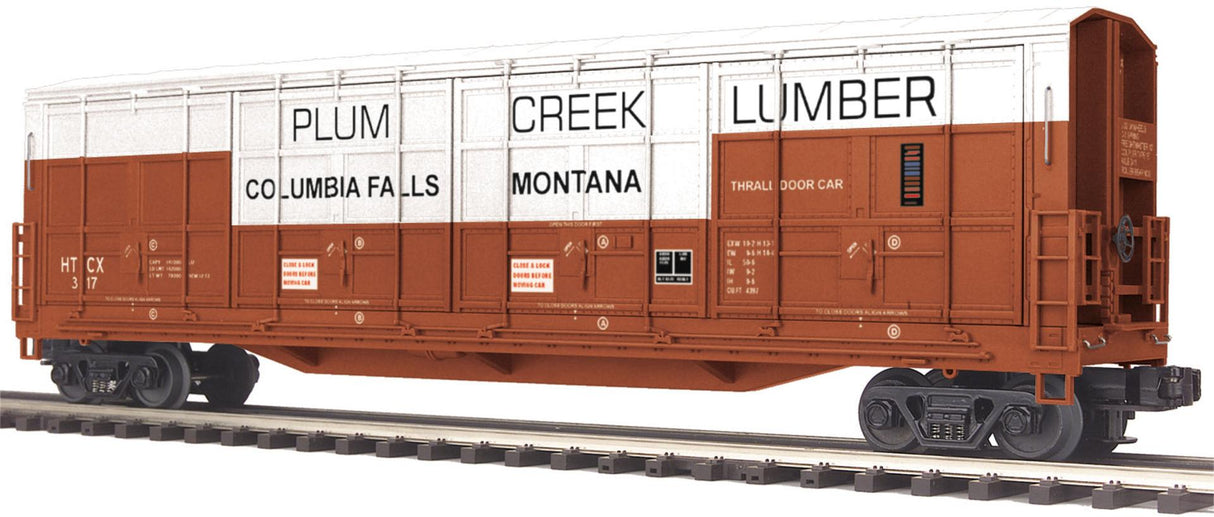MTH 20-93159 Plum Creek Lumber 55' All-Door Box Car