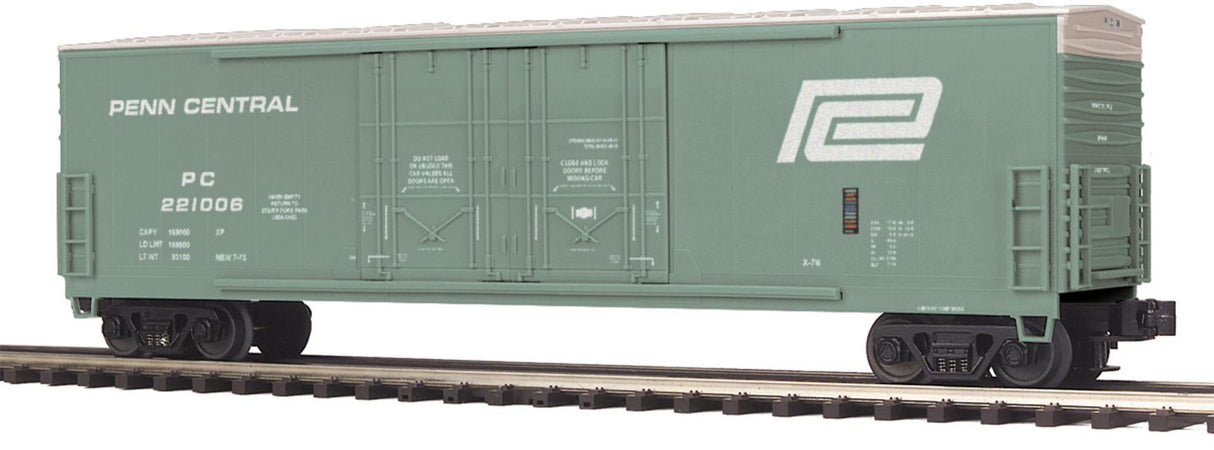 MTH 20-93172 Penn Central 50' Dbl. Door Plugged Boxcar