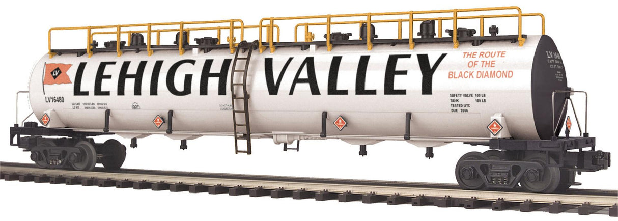 MTH 20-96076 Lehigh Valley O Scale Premier 20K Gallon 4-Compartment Tank Car