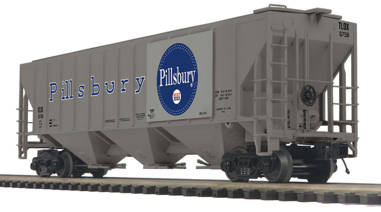 MTH 20-97319 Pillsbury O Scale Premier Ps-2CD High-Sided Hopper Car