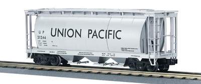 MTH Premier 20-97417: Union Pacific 3-Bay Cylindrical Hopper