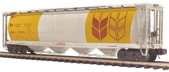 MTH Premier 20-97601: Canadian Wheat (#107600) 100 Ton Hopper Car