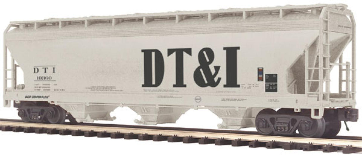 MTH Detroit Toledo & Ironton O Scale Premier 3-Bay Centerflow Hopper 20-97619 NEW