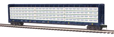 MTH Premier 20-98574: Ontario Northland Center I-Beam Flatcar w/ Lumber Load