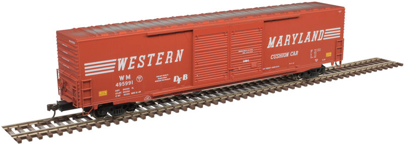 Atlas 1657 HO Wetsern Maryland ACF 60' Auto Parts Car