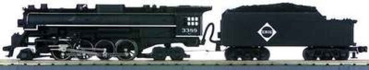 MTH RK-1110 Erie 2-8-4 Berkshire Steam Engine - 3-Rail Whistle