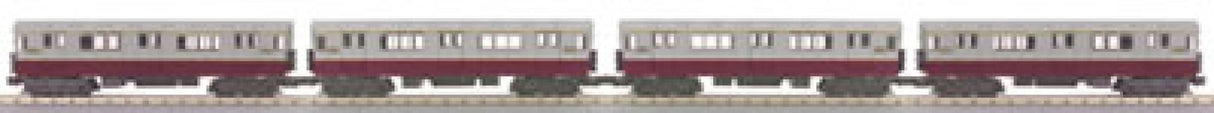 MTH 30-2373-0 Metropolitan Transportation Authority R-12 4-Car Subway Set w/Loco-Sound