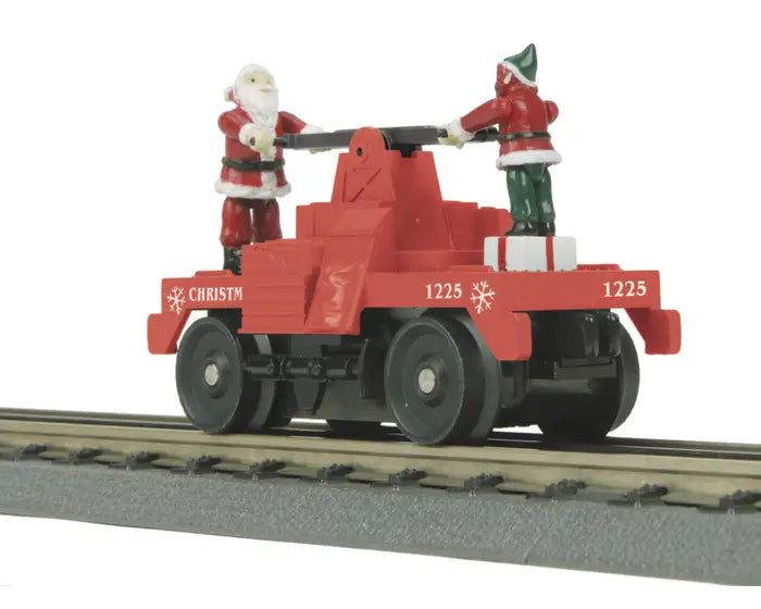 MTH RailKing 30-5234:  Operating Hand Car Christmas