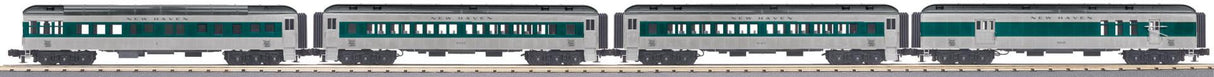 MTH 30-69130 New Haven O Gauge RailKing 4-Car 60' Madison Passenger Set