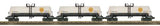 MTH RailKing 30-7055: Shell Modern Tank Car (3-Car Set)