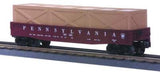 MTH RailKing 30-7209 Pennsylvania Semi Scale Gondola & 3 Crates