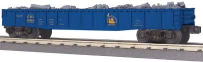 MTH RailKing 30-72099: Jersey Central Gondola Car w/Junk Load