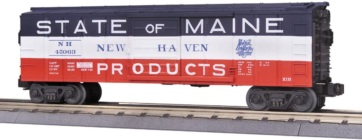 MTH 30-7467 State of Maine O Gauge RailKing Box Car