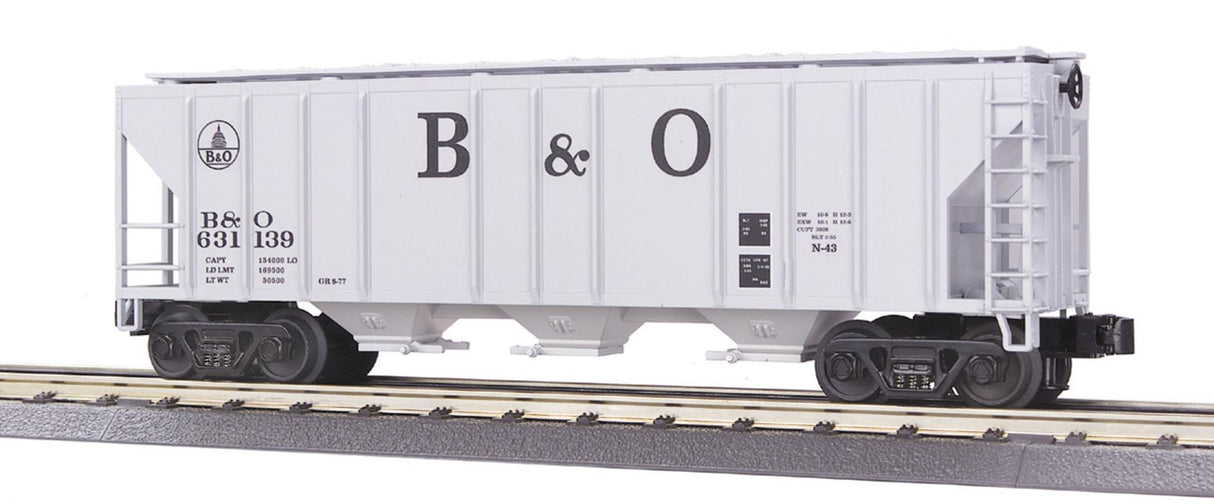 MTH 30-7555 Baltimore & Ohio O Gauge RailKing Ps-2 Discharge Hopper Car