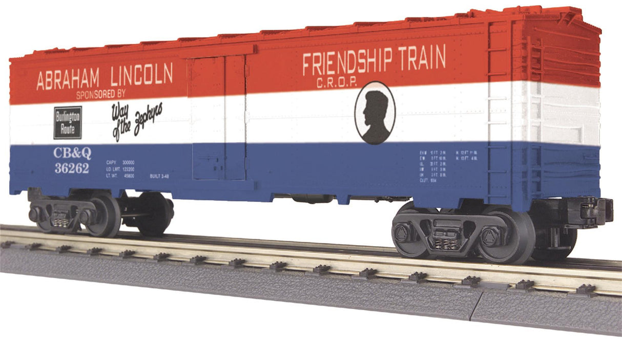 MTH 30-7834 Burlington O Gauge RailKing Modern Reefer Car