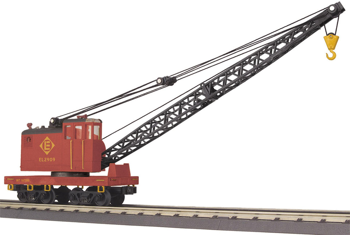 MTH 30-79129 Erie Lackawanna O Gauge RailKing American Crane Car