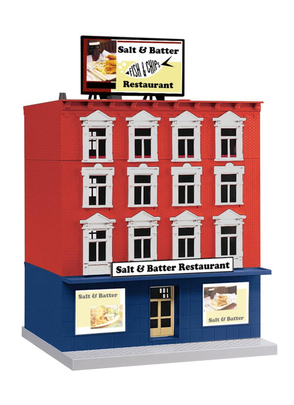 MTH 30-90348 Salt & Battery 4-Story Building
