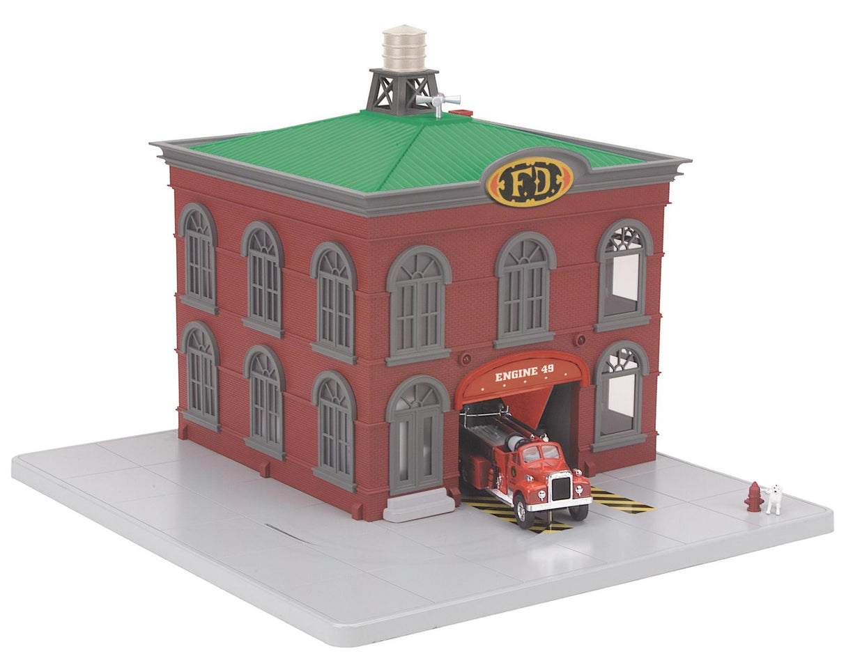 MTH 30-9157 Engine Company 49 Operating Firehouse