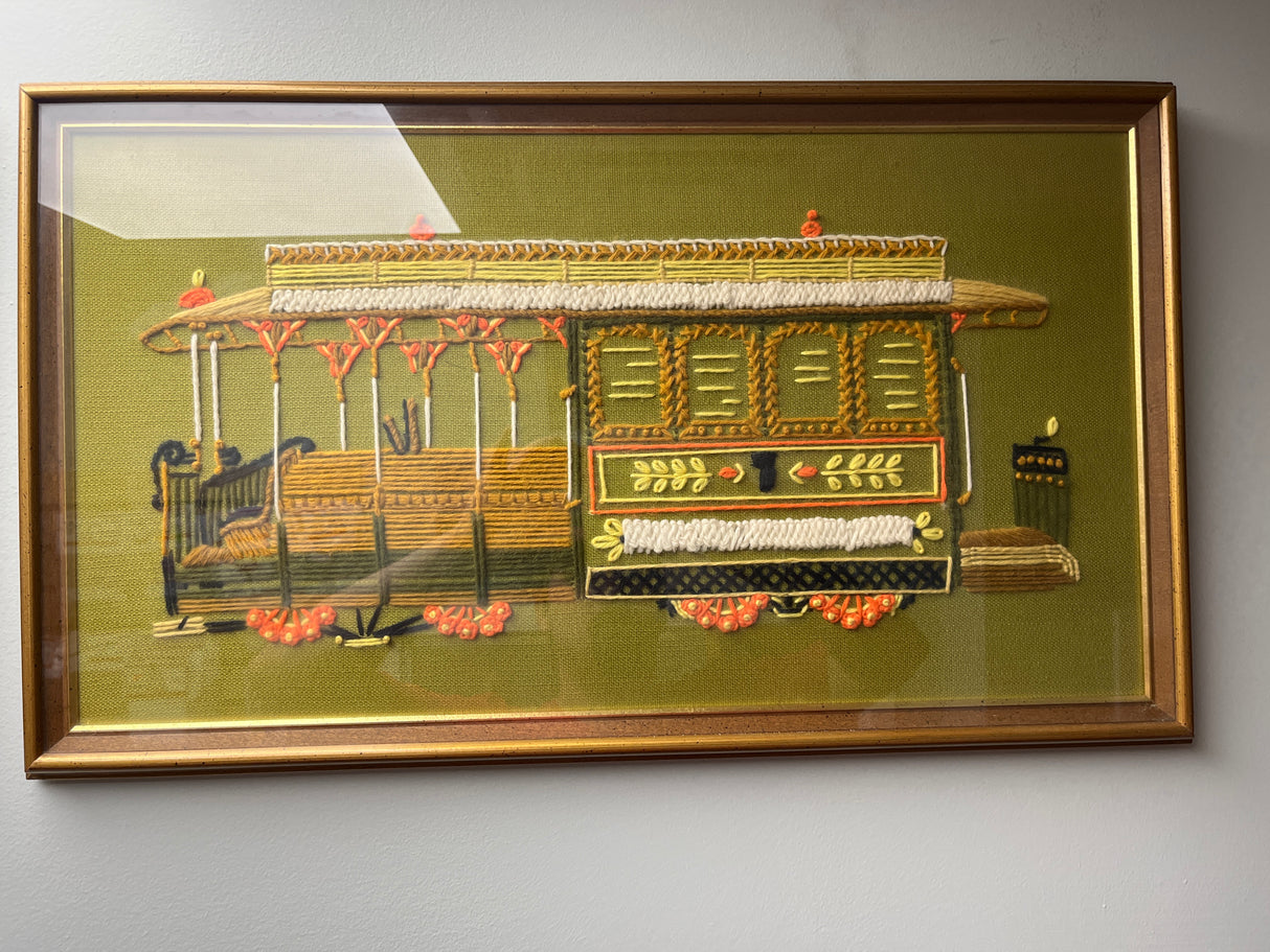 HAND MADE TRAIN TAPESTRY 4