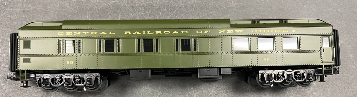 MTH RAILKING 30-69012 JERSEY CENTRAL MADISON PASSENGER CAR SET OF 7