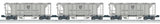 Lionel 6-11881 Pennsylvania PS-2 2-Bay Covered Hopper 3-Pack