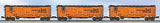 Lionel 6-11896 Santa Fe Steel-sided Refrigerator Car 3-Pack