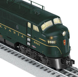 Lionel 6-14592 Pennsylvania TMCC F3 Diesel A-B-A (PWR A #9500, DMY B #9600B, DMY A #9501)
