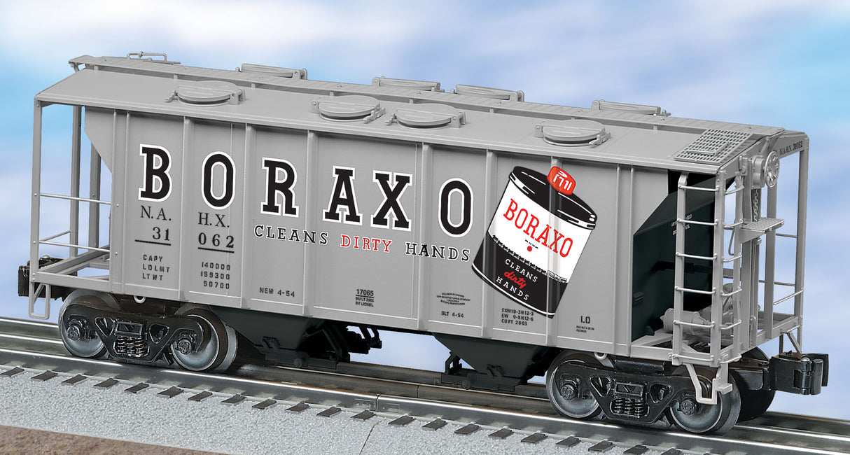 Lionel 6-17065 Boraxo* PS-2 2-Bay Covered Hopper #31062