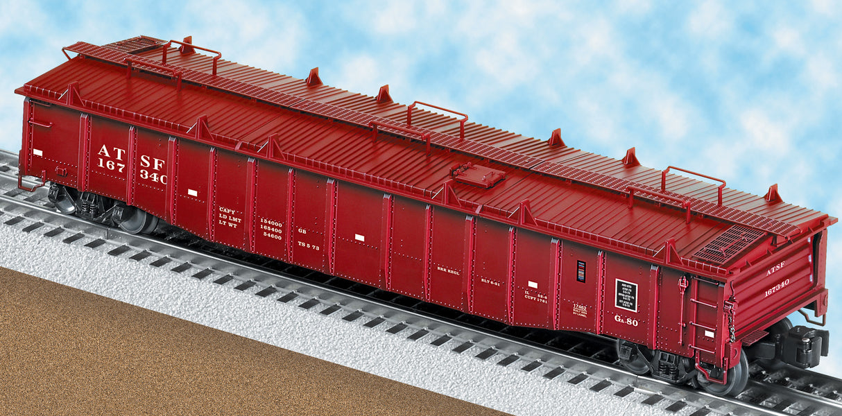 Lionel 6-17462 Santa Fe PS-5 Gondola w/covers #167340