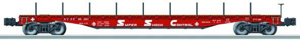 Lionel 6-17574 Santa Fe PS-4 Flatcar w/stakes #90081