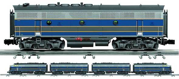 Lionel 6-24519 Baltimore & Ohio TMCC F3 Diesel Powered B-Unit