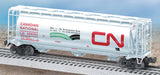 Lionel 6-27114: Canadian National 3-Bay Cylindrical Hopper #369260
