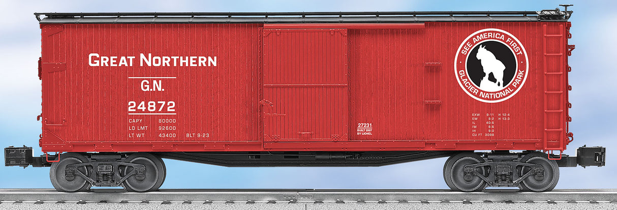 Lionel 6-27231 Great Northern U.S.R.A. Double-Sheathed Boxcar