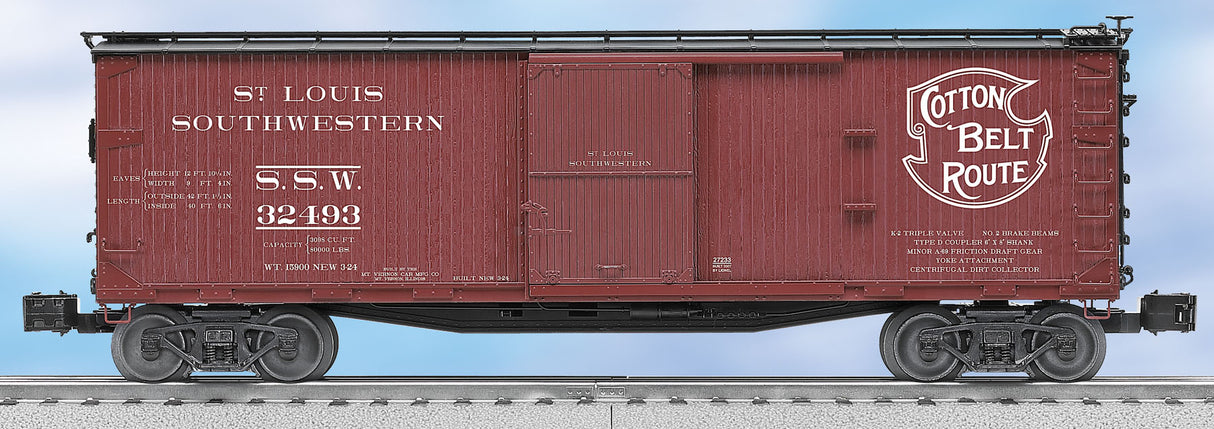 Lionel 6-27233 Cotton Belt U.S.R.A. Double-Sheathed Boxcar