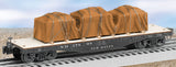 LIONEL 6-27542 NEW HAVEN 40' FLATCAR WITH COVERED LOAD