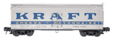 Atlas #6719 Kraft 40' Woodside Reefer (3-Rail)