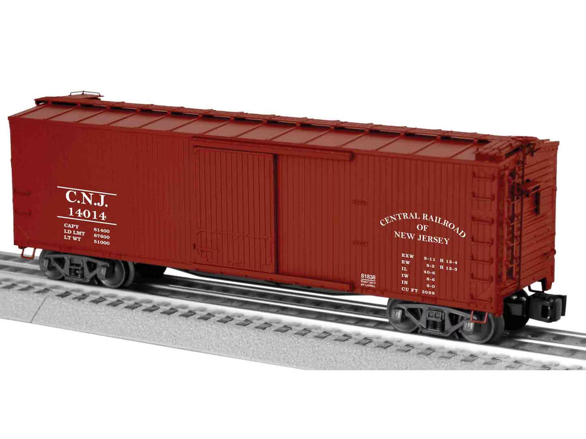 Lionel 6-81838 CNJ Scale USRA Double Sheathed Boxcar #14014