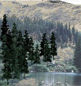 Woodland Scenery Bulk Conifer Trees 4”-6" 24pc