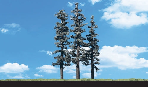 Woodland Scenery Standing Timber Trees 4” – 6” 4pc