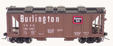 Atlas #8367 Burlington 70 Ton Covered Hopper Car (3-Rail)